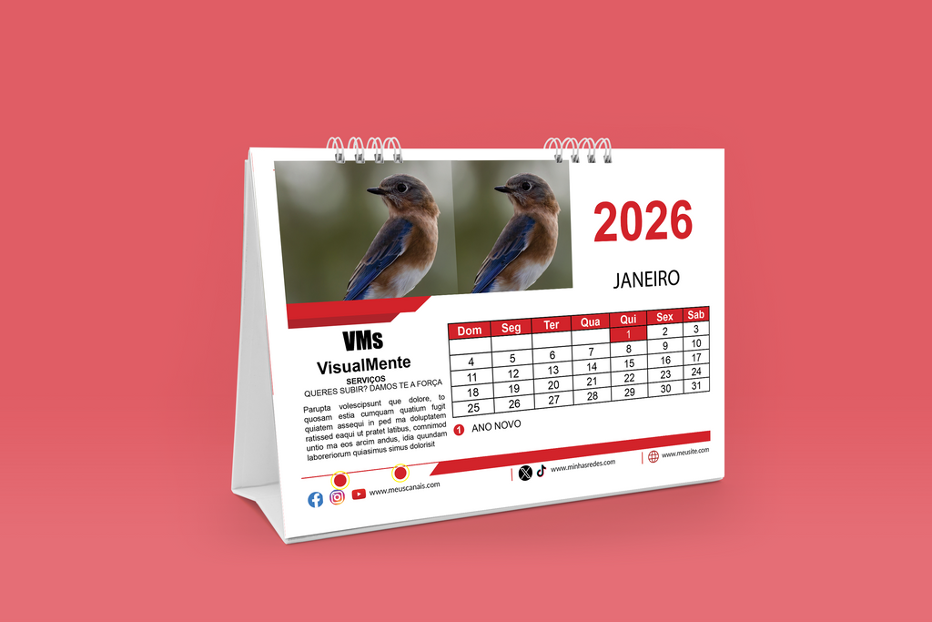 Calendário em .indd